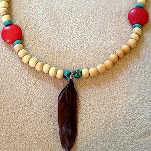 Handmade Native American inspired necklace